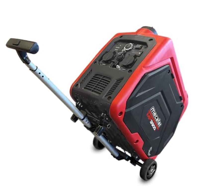 Mecafer MF3900i with the telescopic handle extended